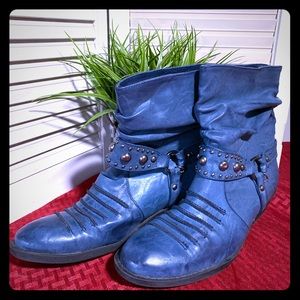 Wanted Blue AUSTIN Boots